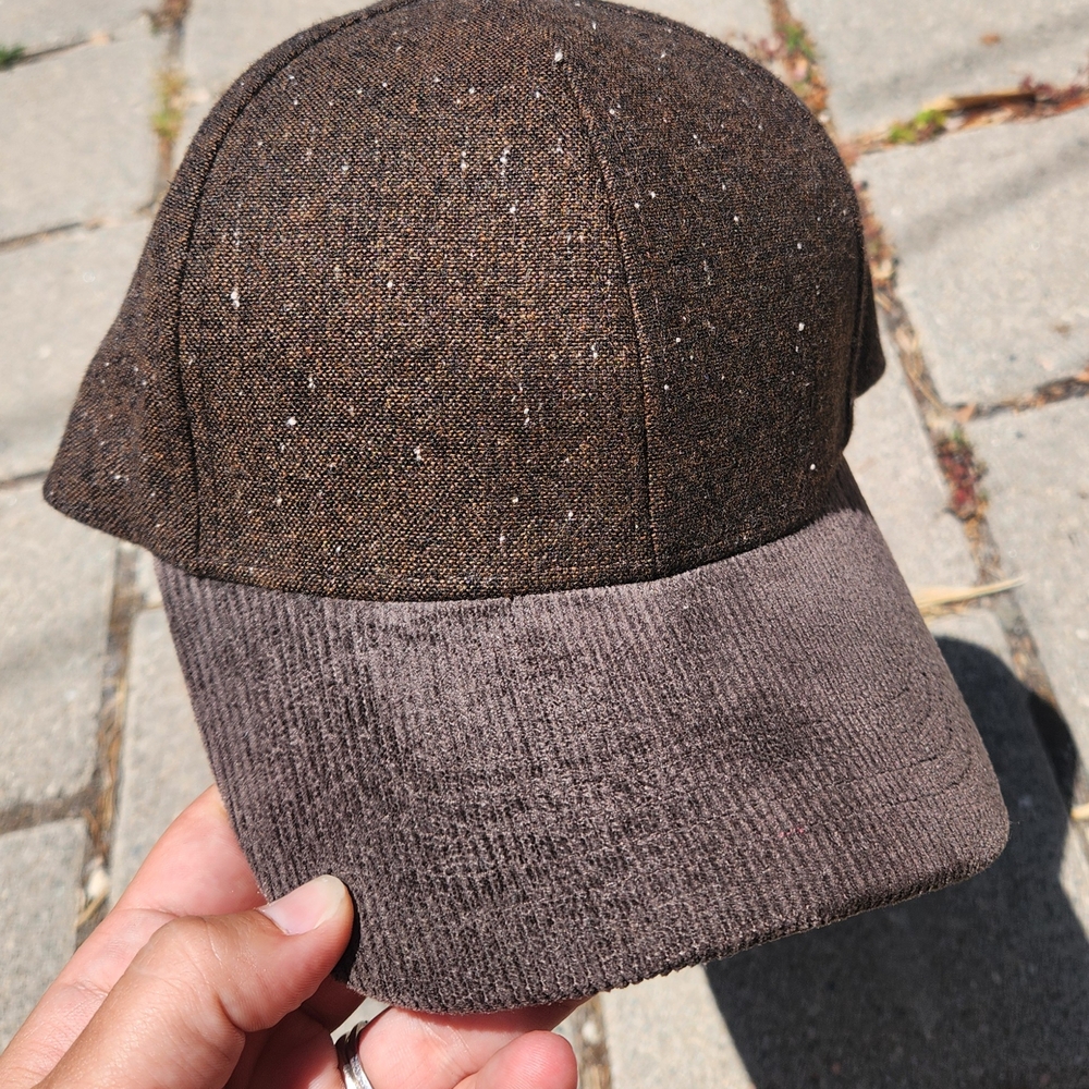 XS Unified Brown Canvas & Corduroy Cap